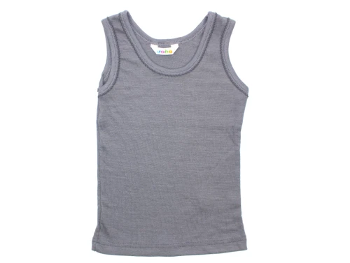 Joha grey undertrøje merinould/silke med blonde